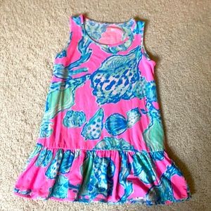 Lilly Pulitzer girls cotton dress size small (4-5)